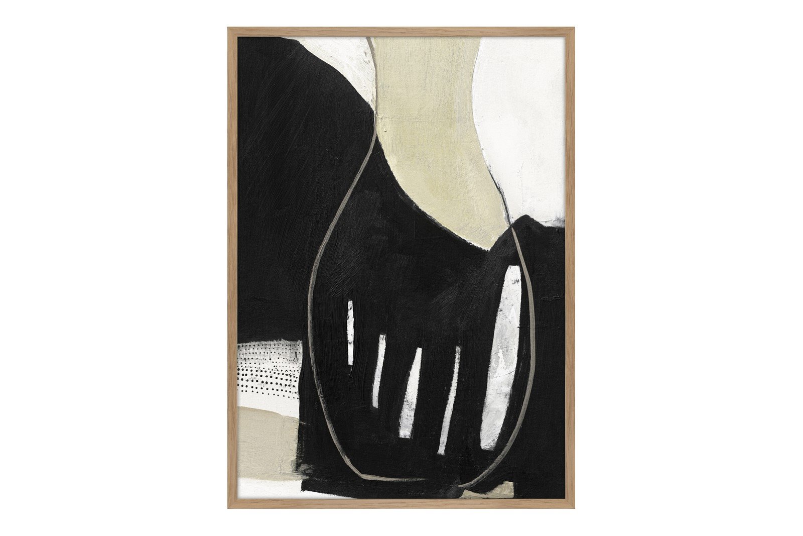 Soft Fabrics 50x70 cm Oak Frame