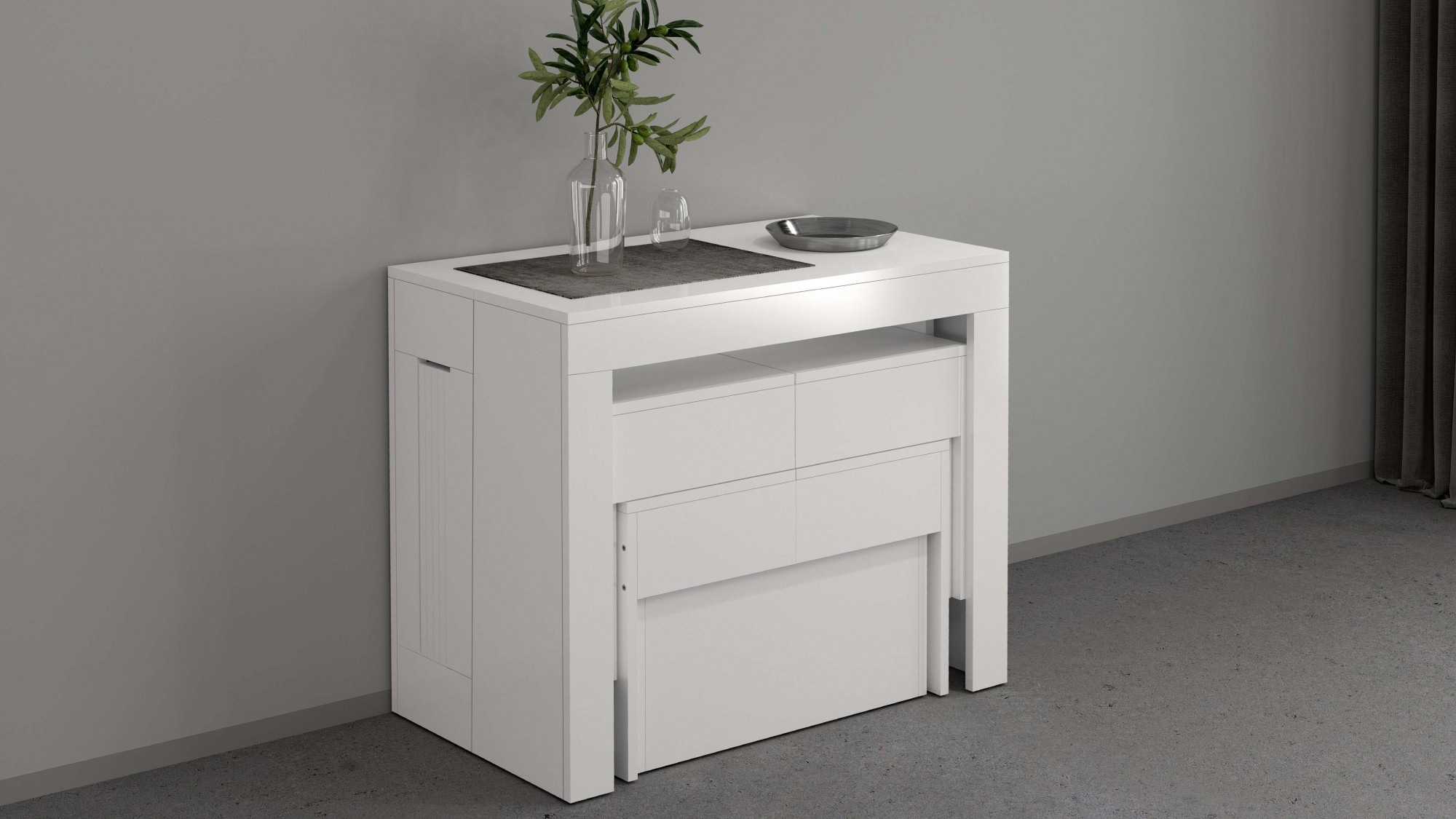 INOSIGN Sitzgruppe »Praktika« Spar-Set, Set beinhaltet 2 Bänke, 2 Stk. tlg. Je Bank ausziehbar bis 290 cm