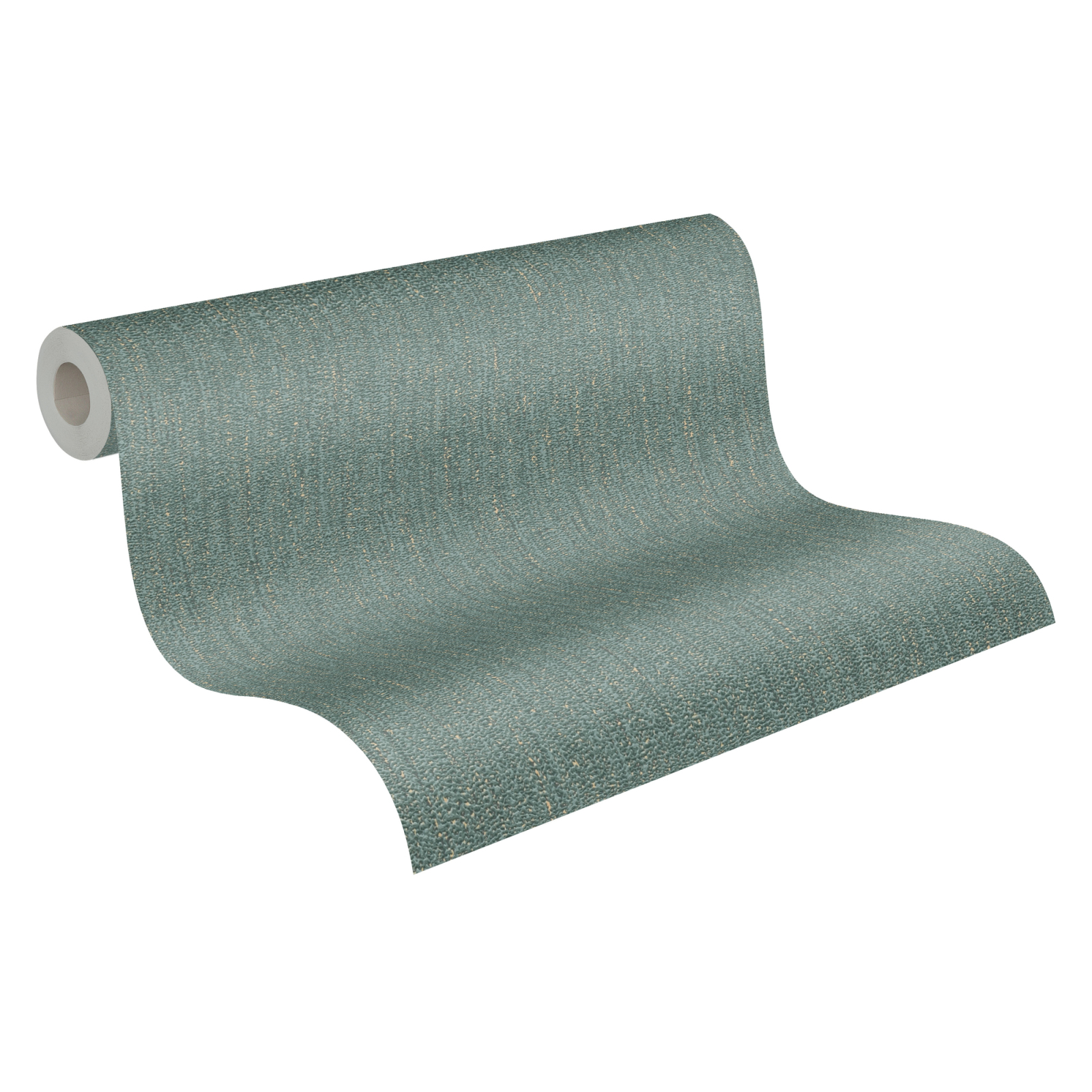 A.S. Creation Vliestapete - grün-gold - Struktur - 10 Meter
