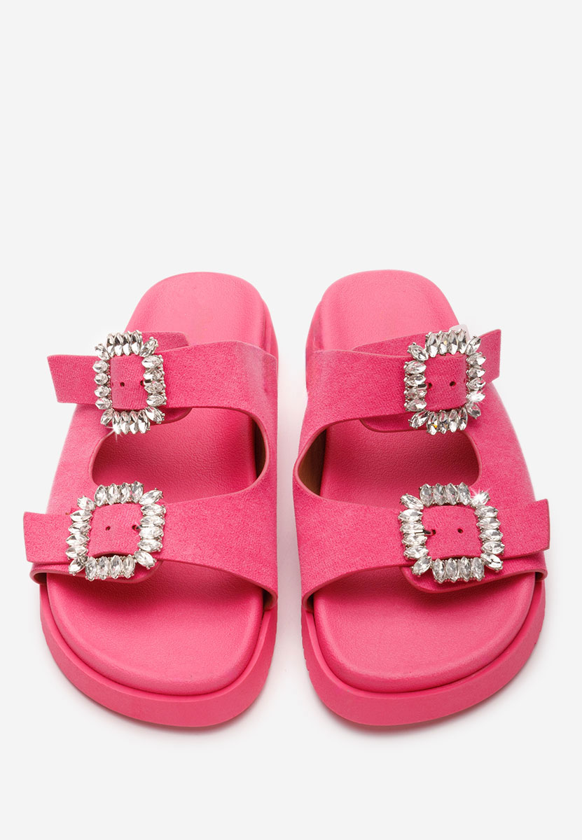 Mules femme fuchsia Galena