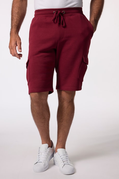 Sweat-Cargobermuda, Elastikbund, Cargotaschen
