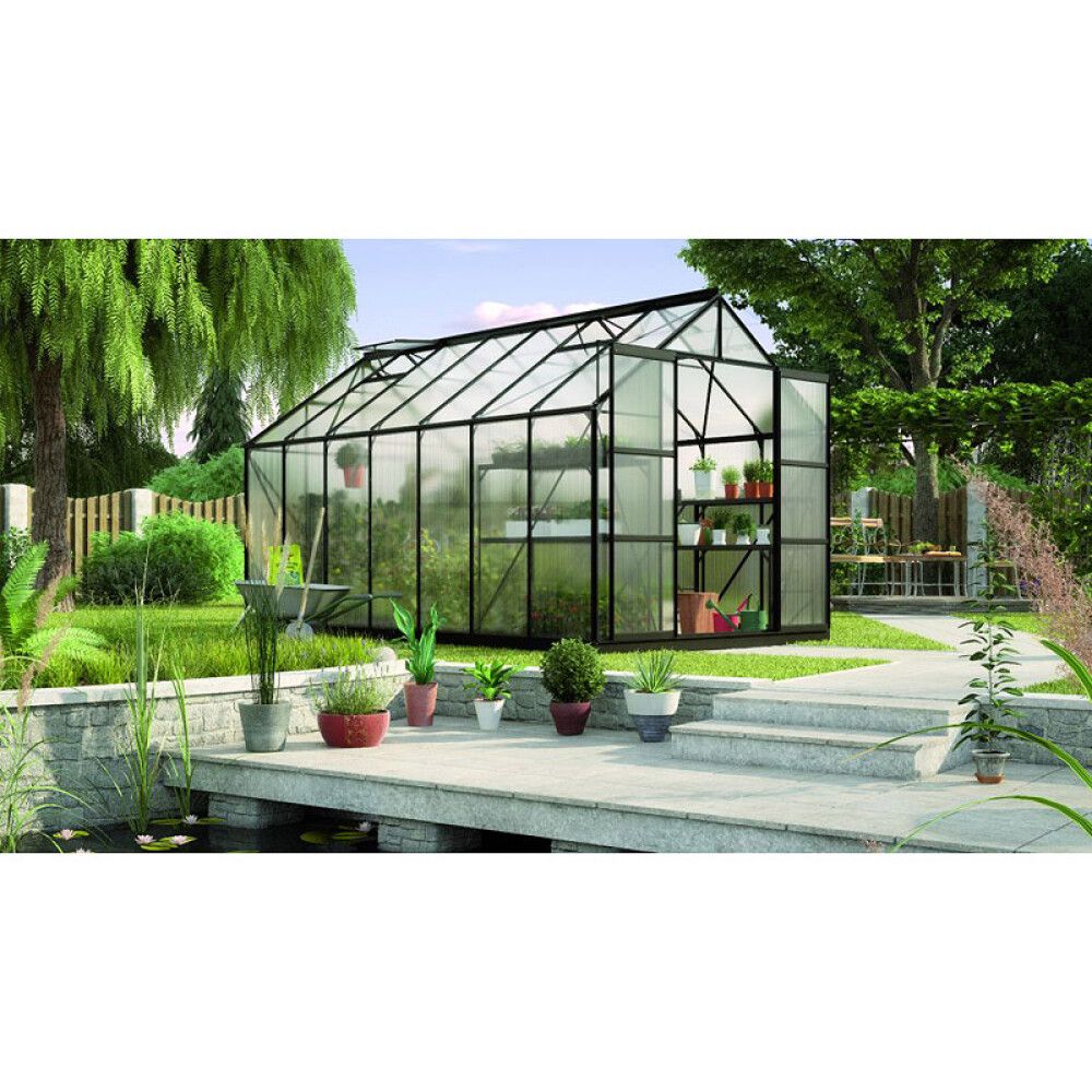 DRIVHUS VITAVIA URANUS 11500 SVART ALU/POLY 11,5M²