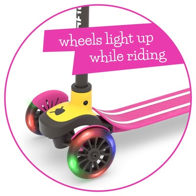 Chillafish Scotti Glow Sparkesykkel, Pink