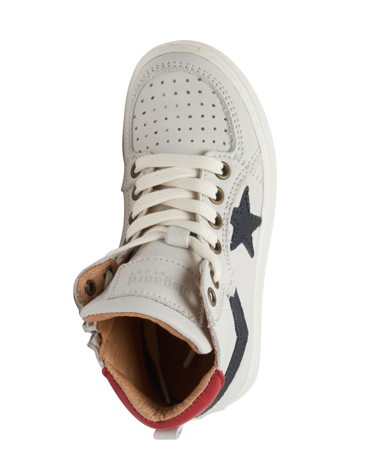Schnür-Sneaker ISAK hoch in white