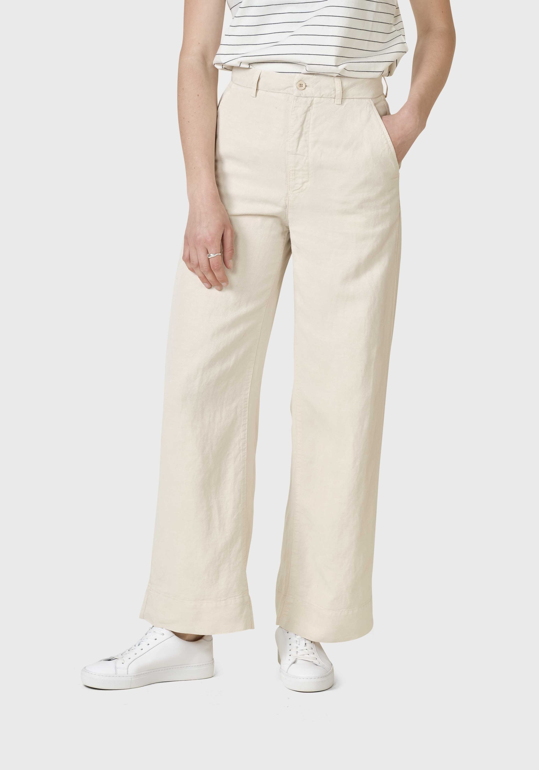 Klitmøller Collective Hose Lydia Lyocell Pastel Sand