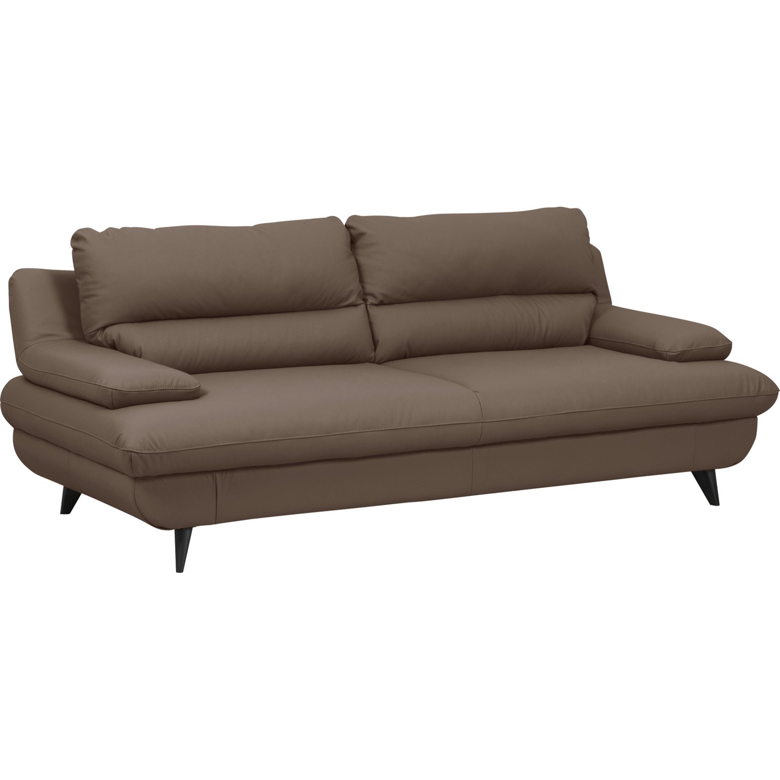 3er-Sofa Pike Leder cocao
