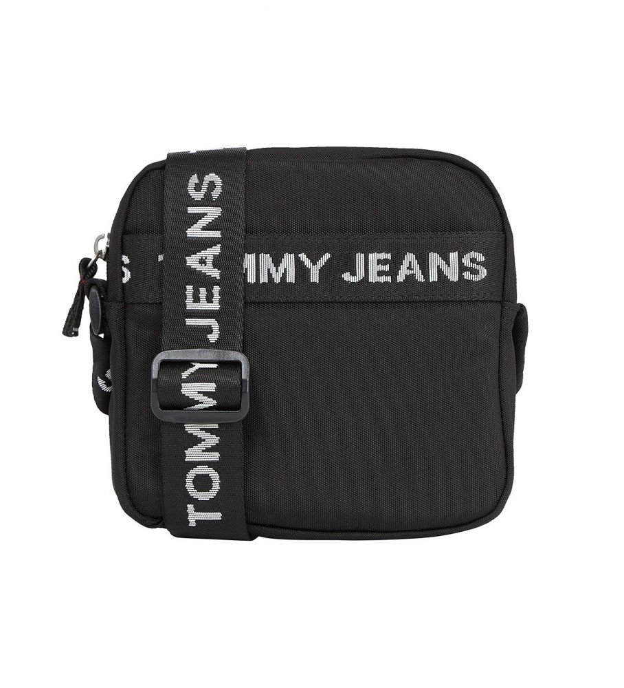 Bolsa Tommy Jeans Essential Recycled Reporter, preta