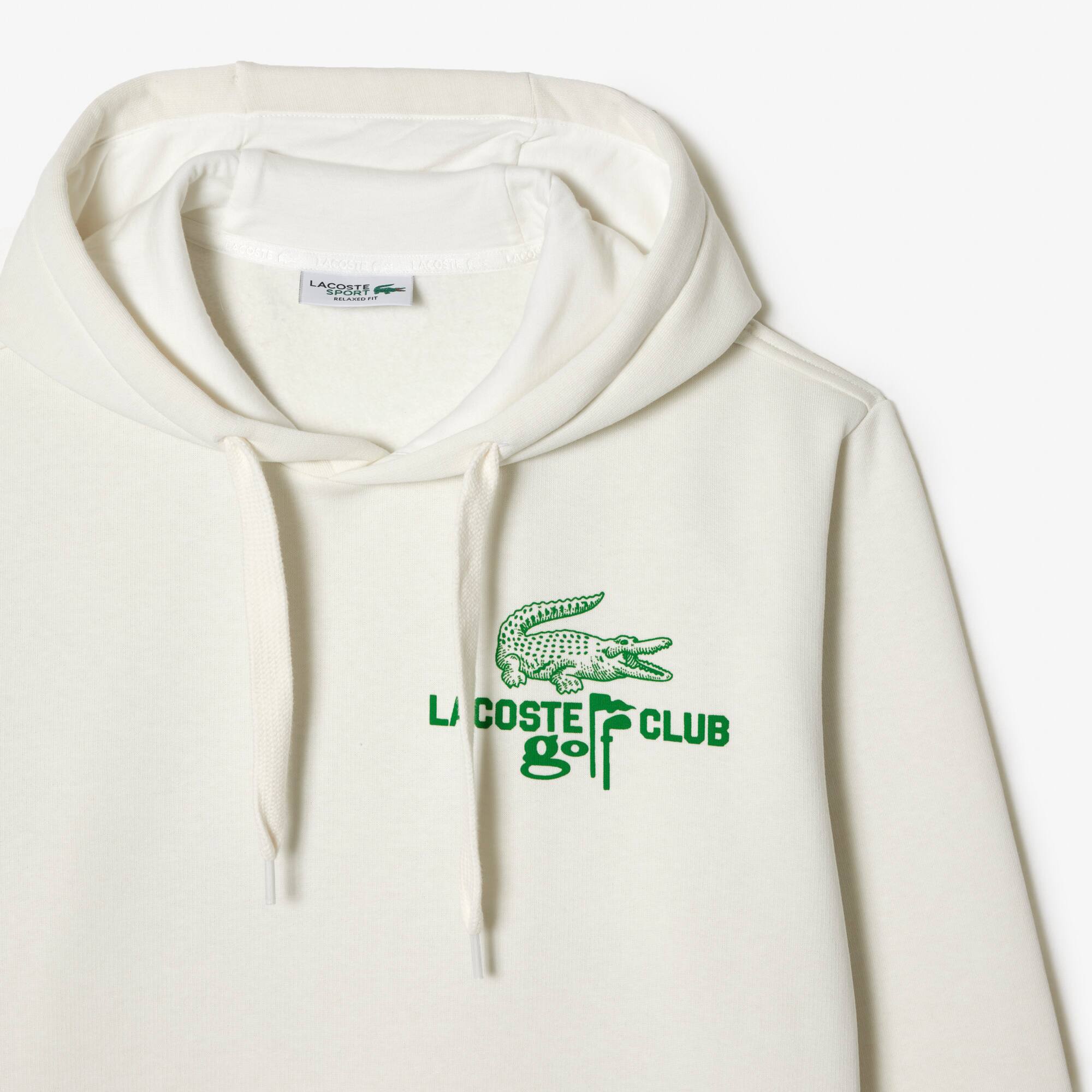 Sweatshirt à capuche homme Lacoste Golf relaxed fit Sweatshirts - Blanc - Lacoste - Homme