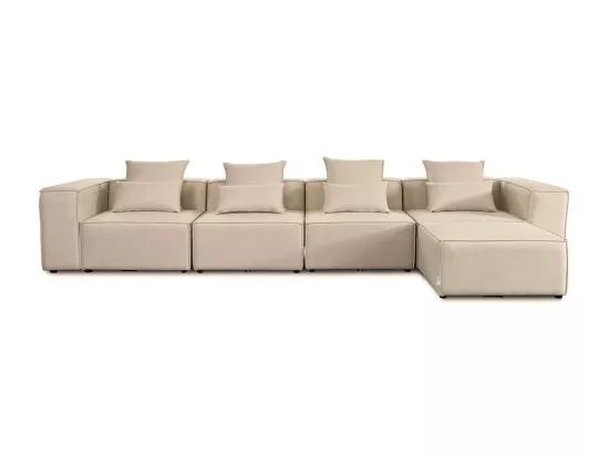 Home Deluxe Canapé VERONA gris clair XL