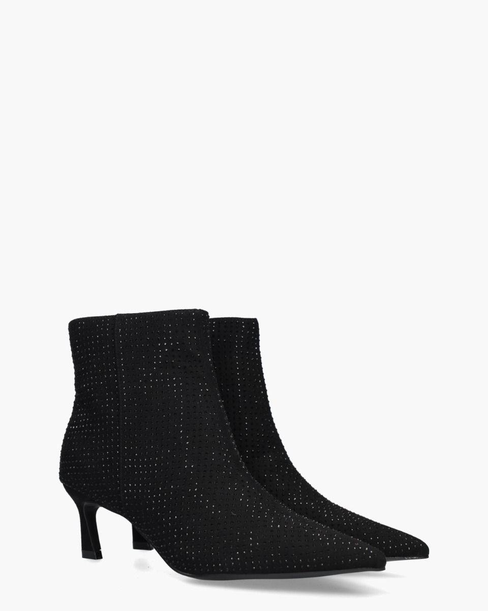 Lisa & Jo Yassira Zwart Dames Enkelboots