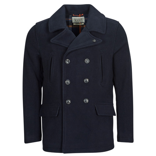 Scotch & Soda - Wool Blend Peacoat - Marine