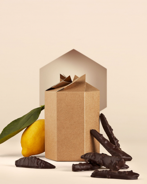 Citrons confits de Soveria au Chocolat Noir 75% | Le Chocolat Alain Ducasse 250g
