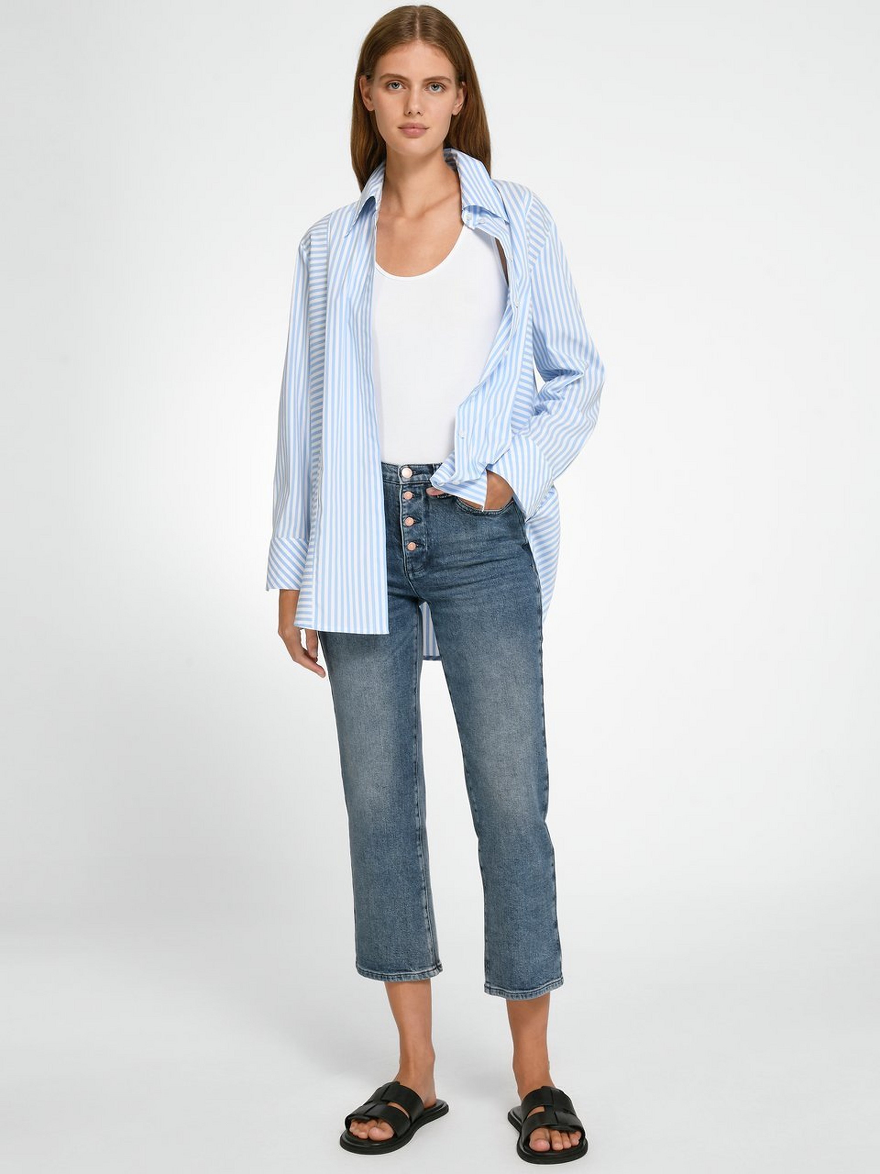 Slim Fit-7/8-Jeans