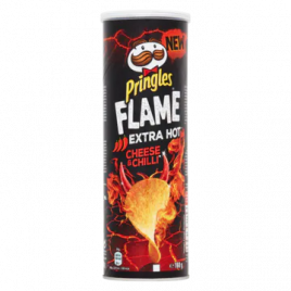 Pringles Flame pittige kaas chili chips
