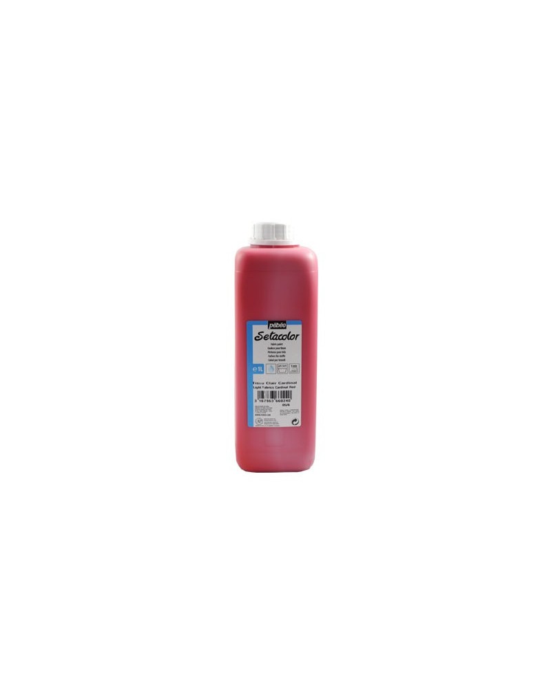 Tissus Clair Rouge cardinal 1 litre