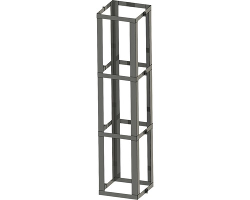 Furado F statische set 6m hoge schacht met binnenafmetingen 23x23cm, buitenafmetingen 33x33cm