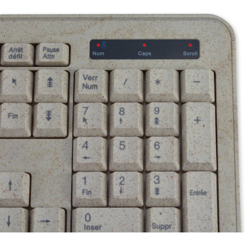 MCL MP1B99AACK305WBIB clavier Universel RF sans fil AZERTY Français Beige