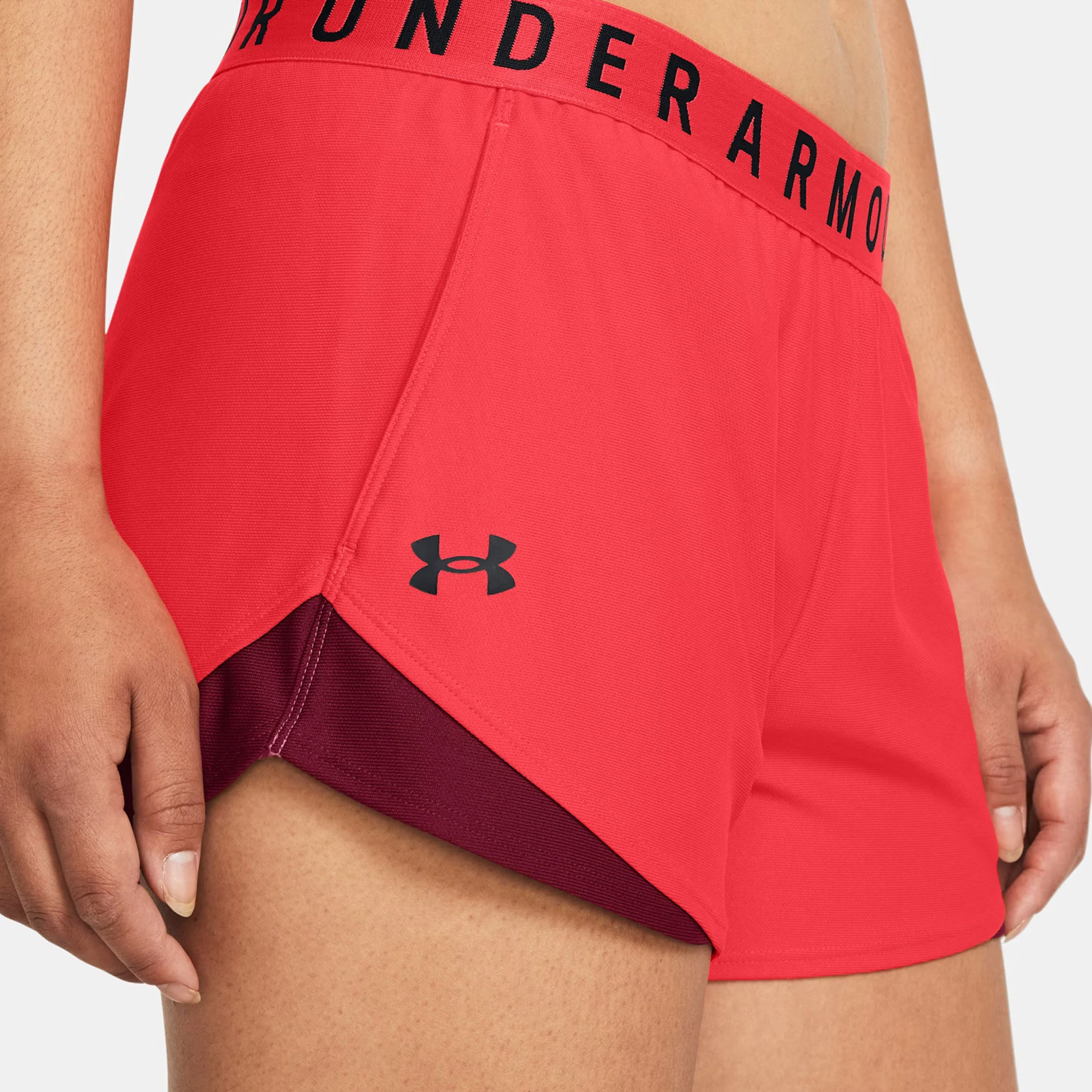 Under Armour Play Up 3.0 Shorts Femmes - Rouge
