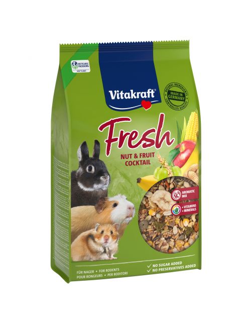 Vitakraft Fresh Cocktail - Knaagdierenvoer - Noten Fruit 300 g