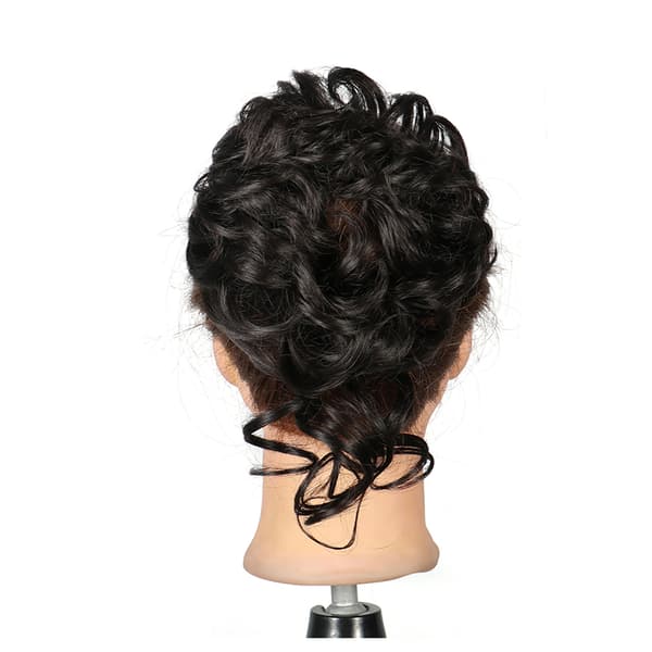 INF Langt hår Bun Wrap Around Scruchie-hårstykke