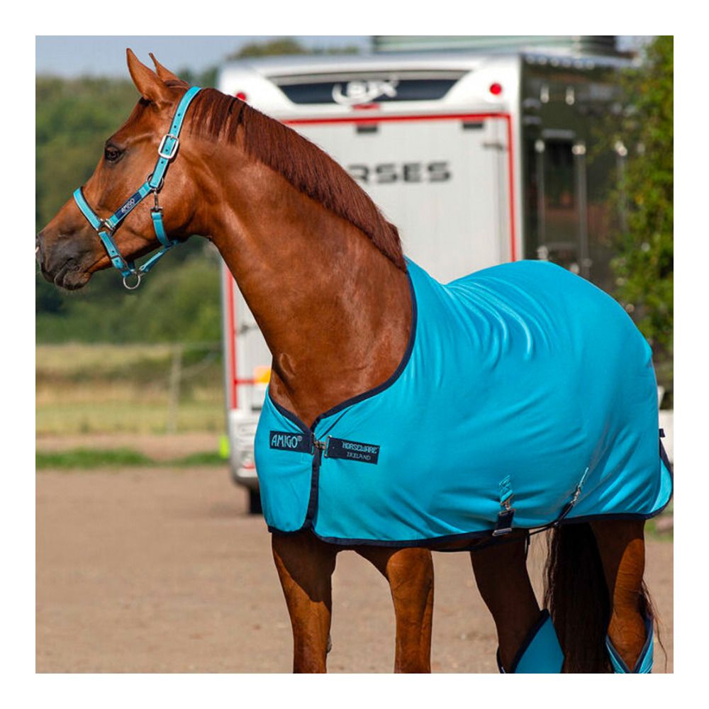 Horseware AMIGO - Couverture séchante delphiniu