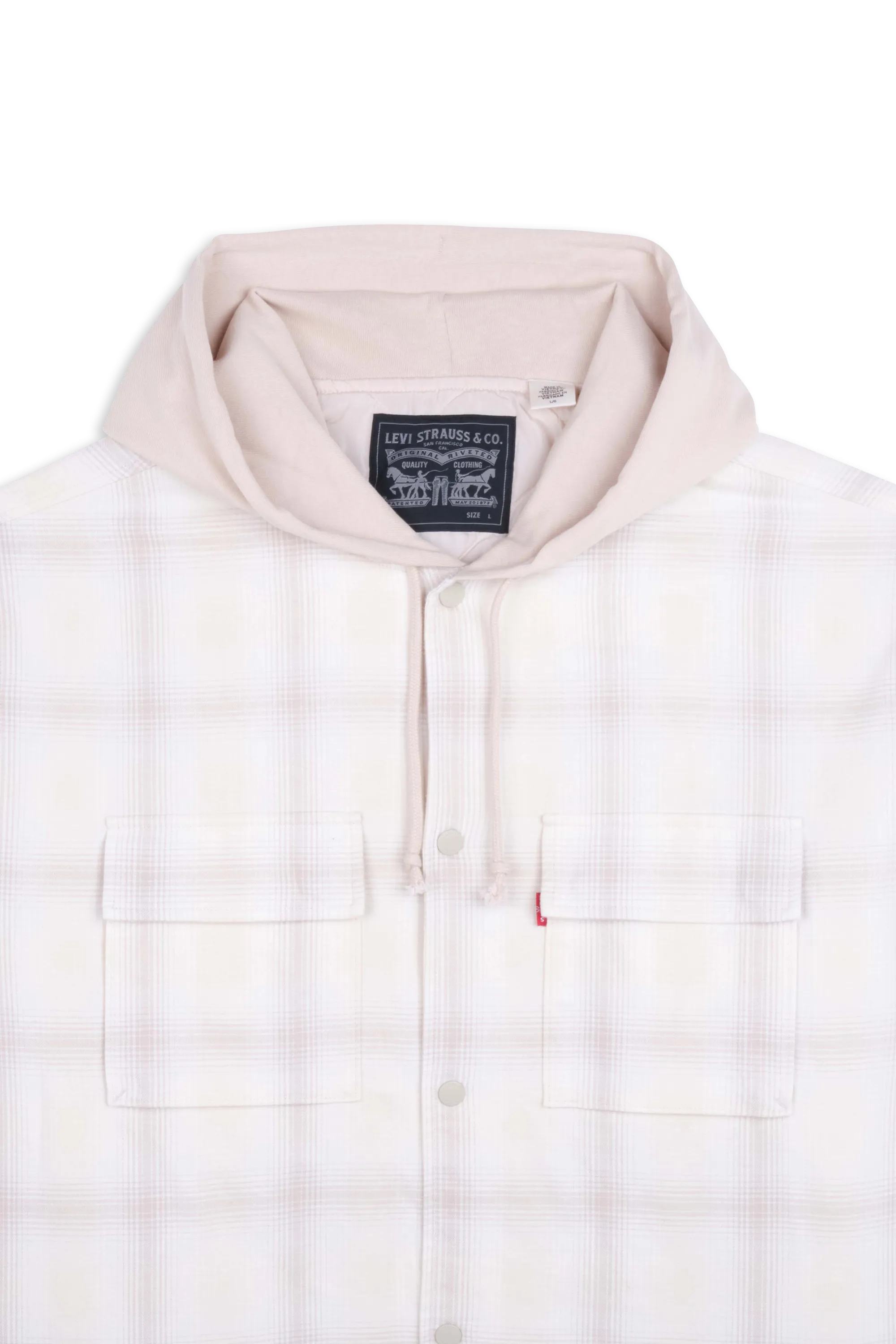 LEVI'S Veste HOODED JACK WORKER Blanc
