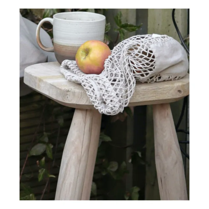 The Organic Company Sac filet en coton bio L | Lilas