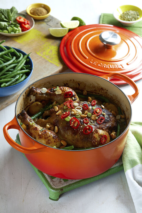 Le Creuset Rund støbejernsgryde 5,3L Volcanic Volcanic