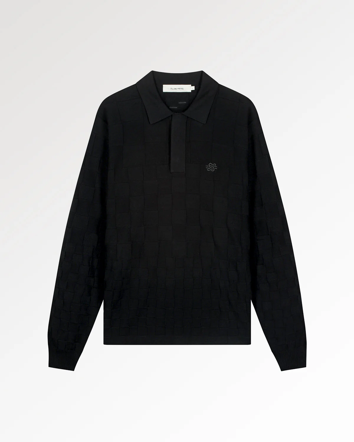 Knit Shirt Rugby Black