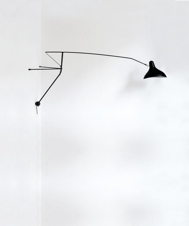 DCW éditions Mantis BS2 wandlamp zwart