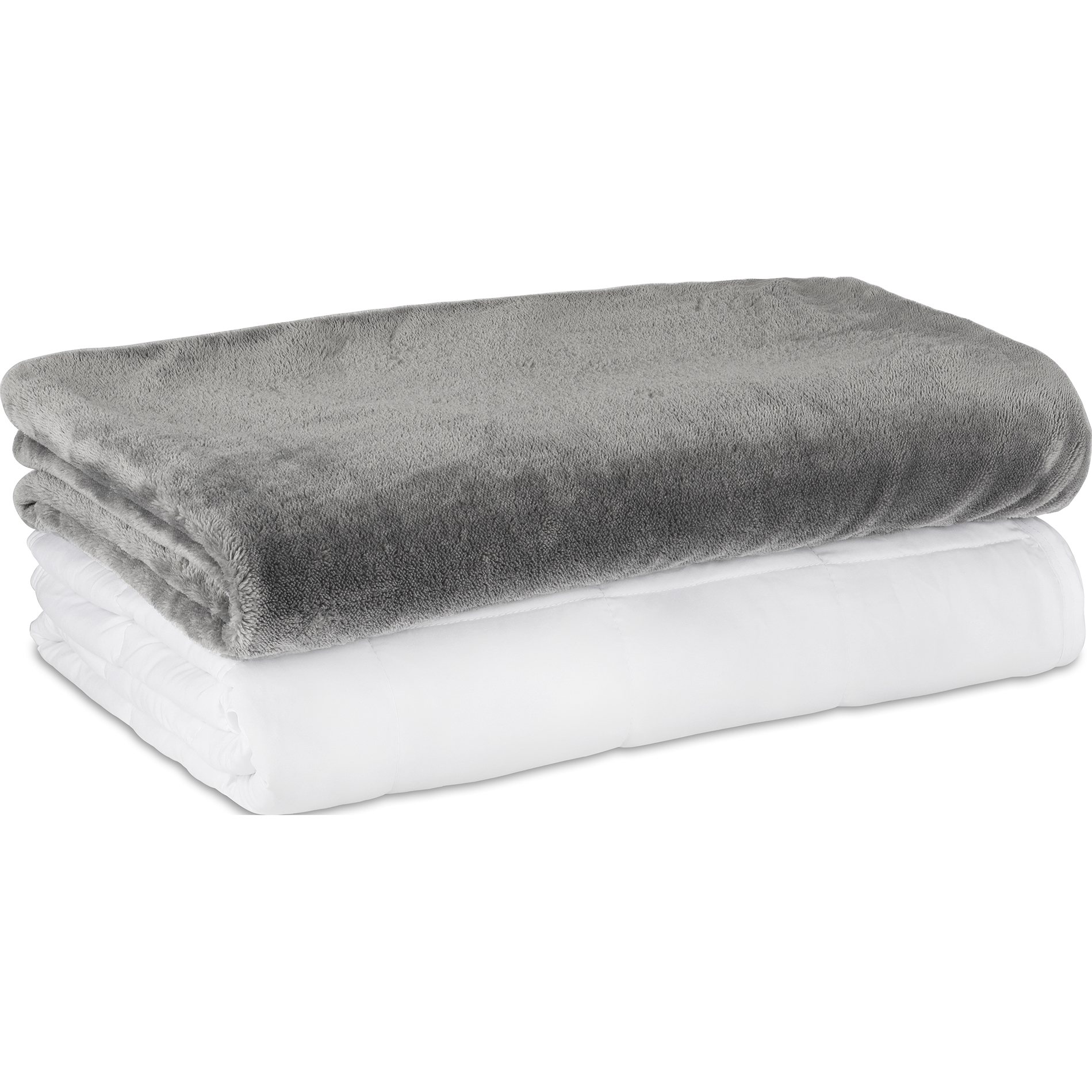 Gewichtsdecke - grau - 6,4 kg - 135x200 cm