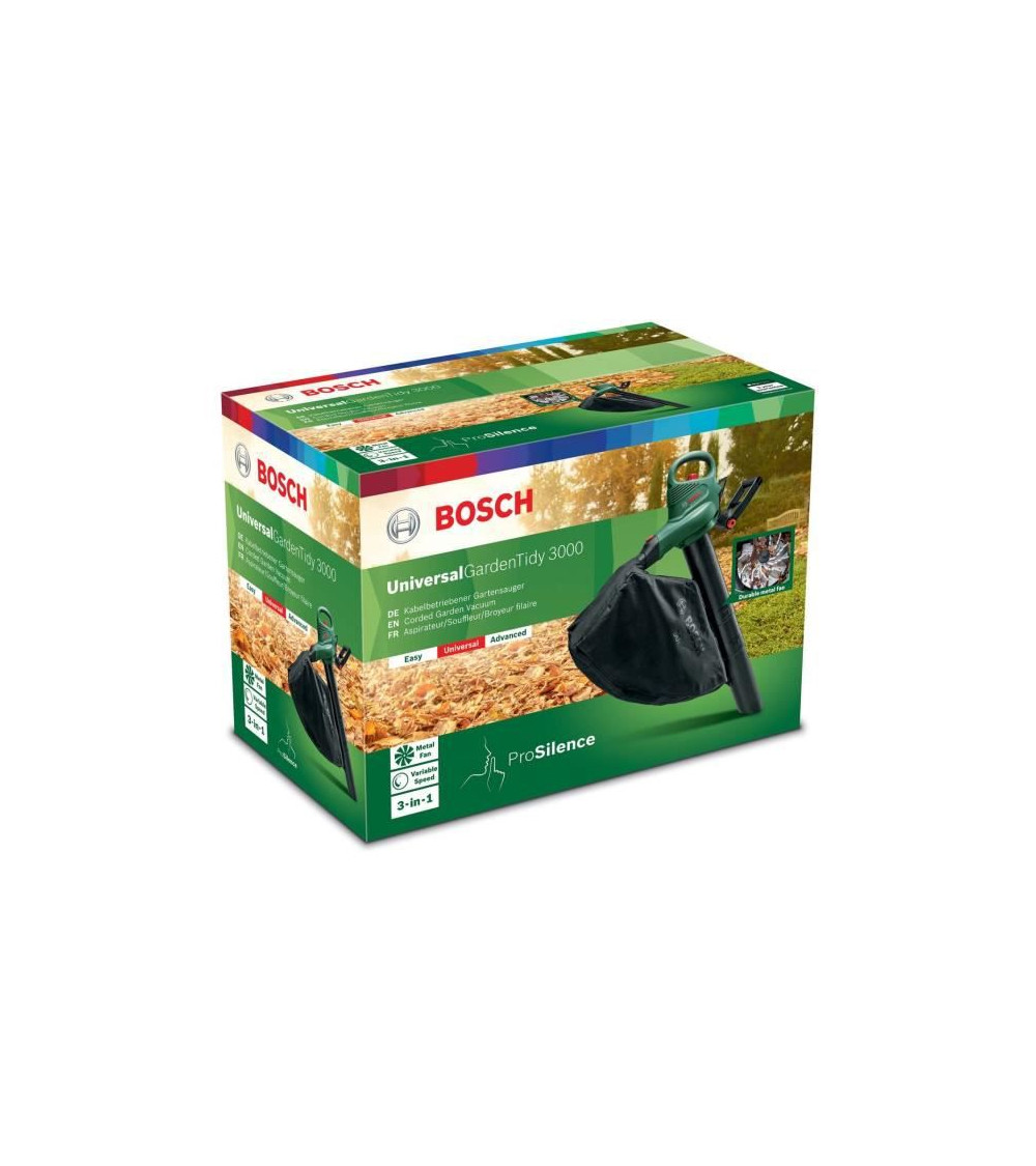 Bosch universalgardentidy 3000 aspirateur souffleur/broyeur