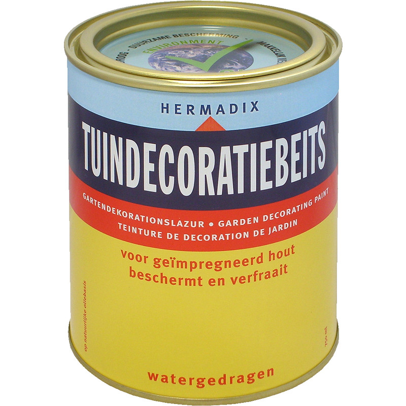 Hermadix tuindecoratiebeits 750ml bruin naturel