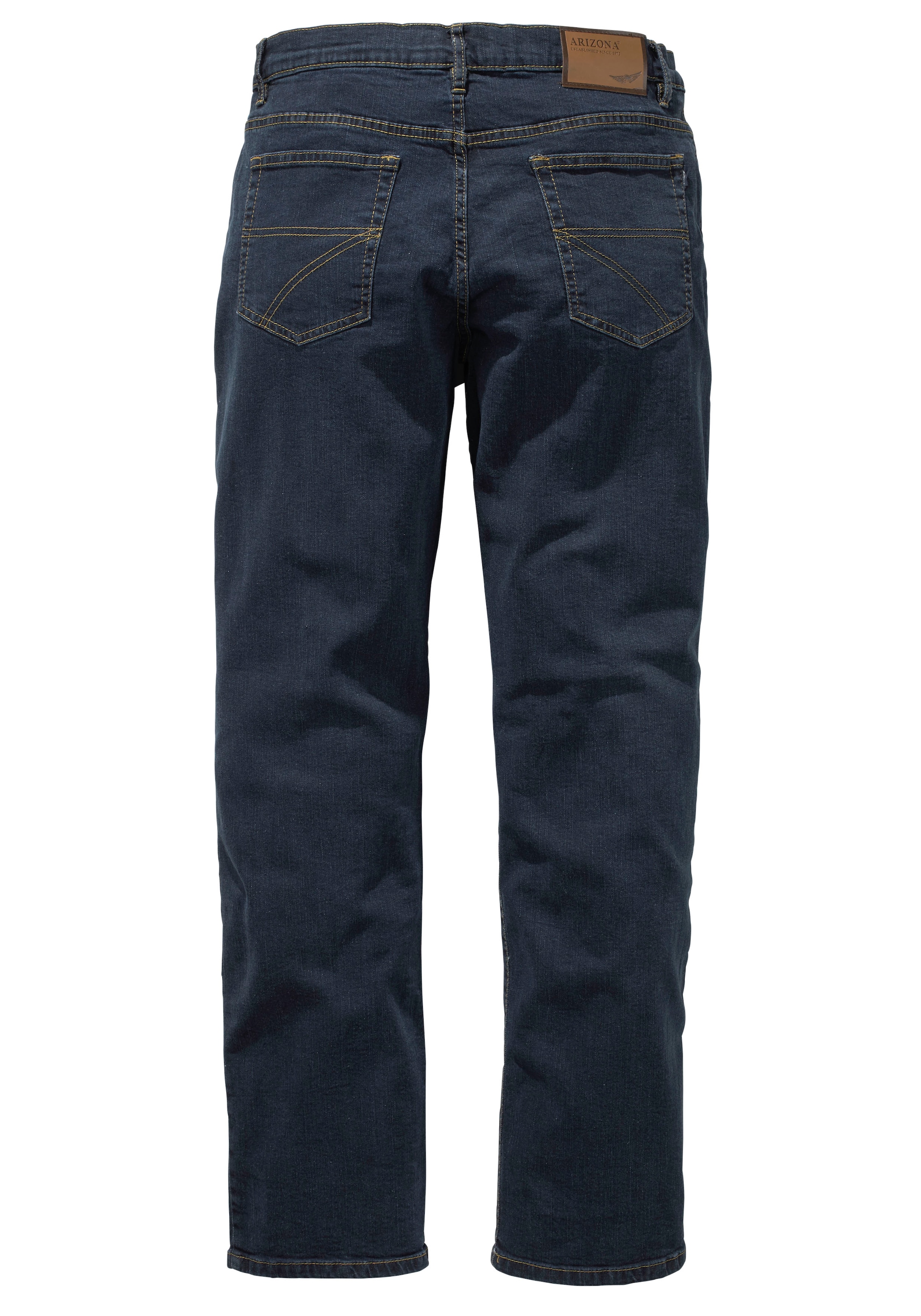 Arizona Stretch-Jeans »John« Packung, 2 Stk. tlg. gerade Beinform,  niedrige Leibhöhe,  mit Five-Pocket-Konfiguration