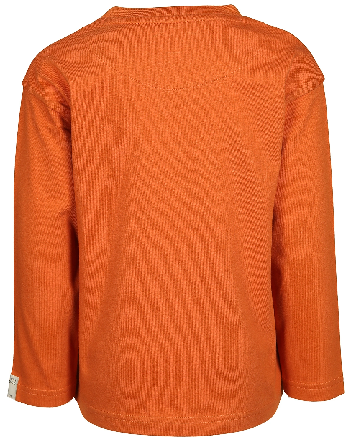 Largarm-Shirt ENJOY in safrangelb