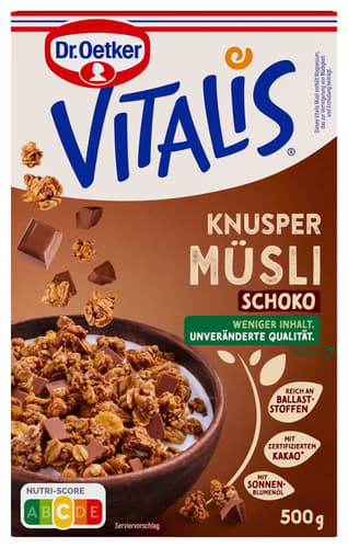 Vitalis Knuspermüsli Schoko