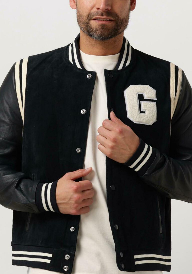 GOOSECRAFT donkerblauwe goosecraft jack gc melrose bomber
