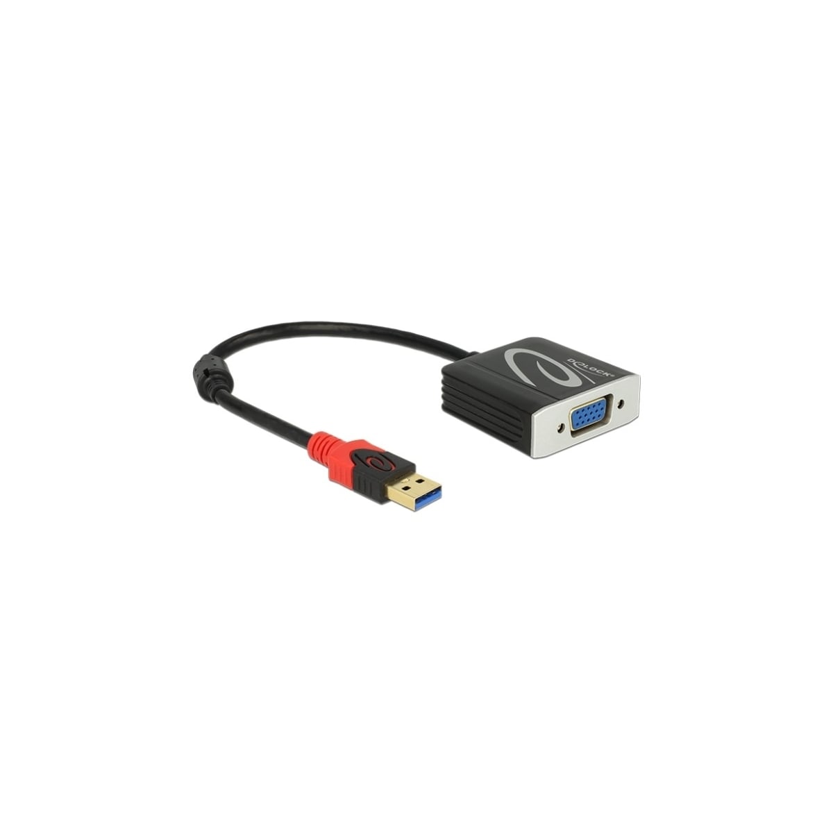 DeLOCK USB 3.0 to VGA adapter, 1920x1200, 0,2m, black