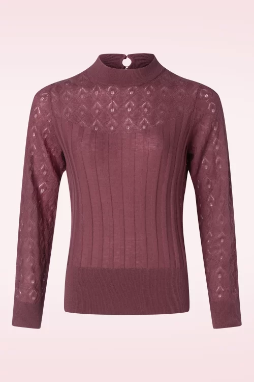 King Louie Agnes Turtle Appleton top in mesa roze