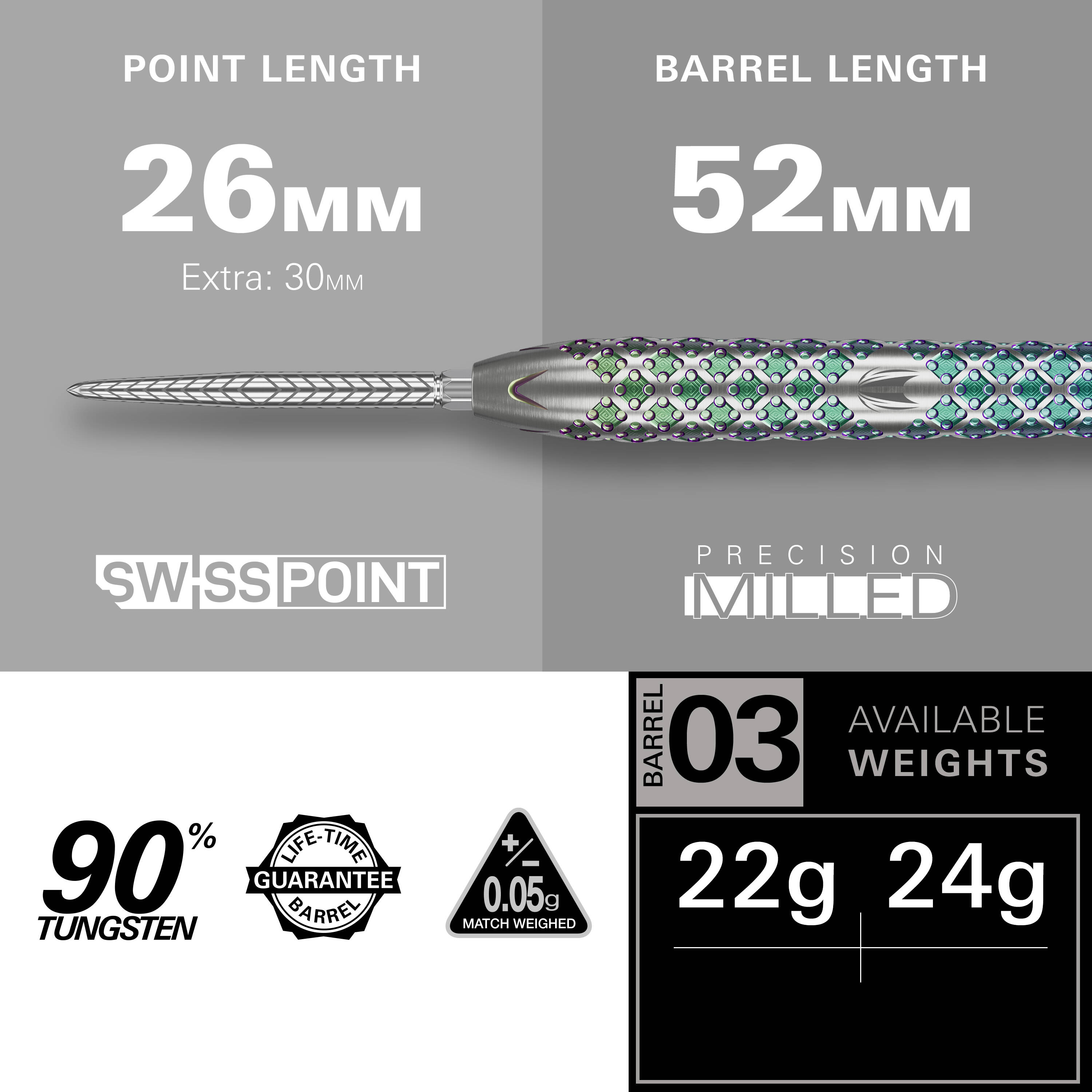Target - Swiss Point - Rove 03 - Steeldart