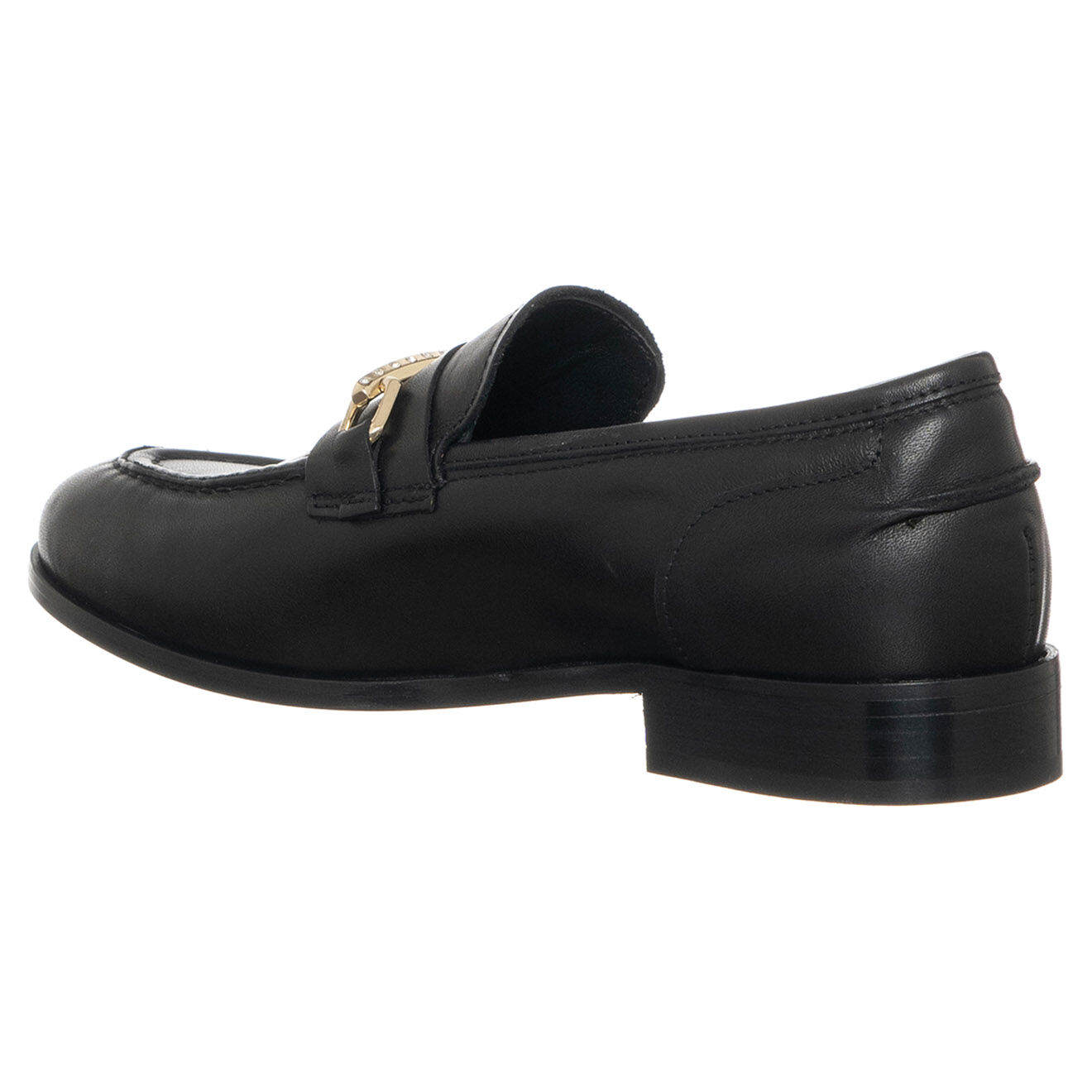 Loretta Pettinari Mocassins en Cuir Olivia noirs