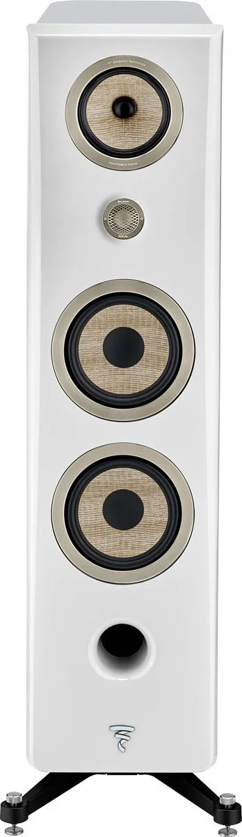 Focal Kanta N°3 Noir laqué / Blanc carrare (la paire) Enceintes colonne