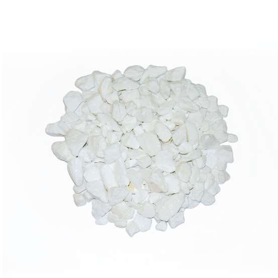 Paillage de gravier blanc calibre 8/20 mm - sac de 15 kg