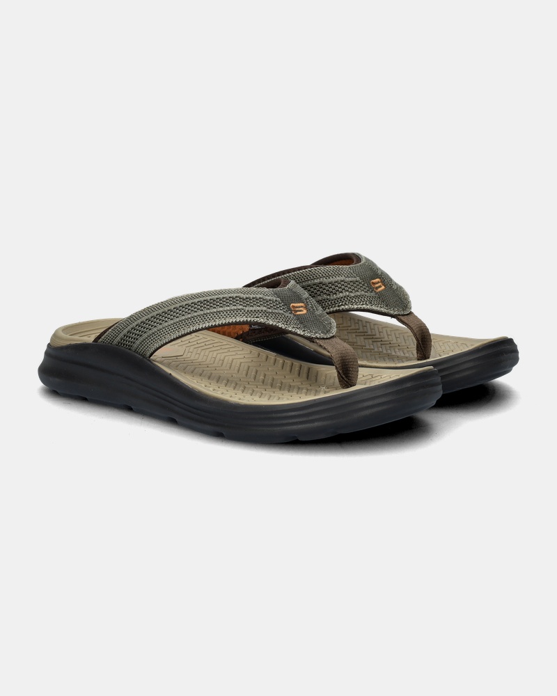 Skechers Sargo Relaxed Fit Slippers  - taupe