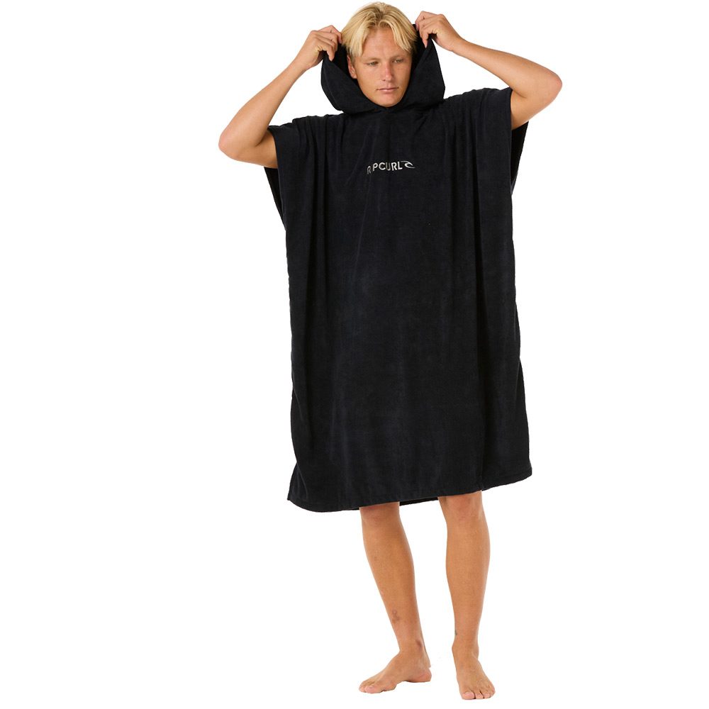 Rip Curl Brand Hooded Strandtuch schwarz
