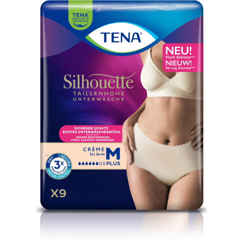 Tena Silhouette plus high waist crème M