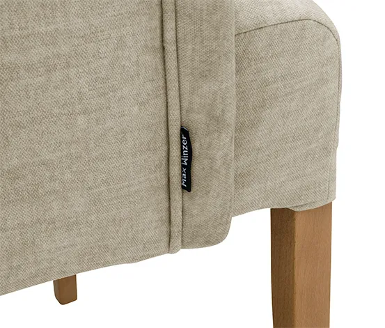 Polsterstuhl mit Armlehne »Hendrick«, beige