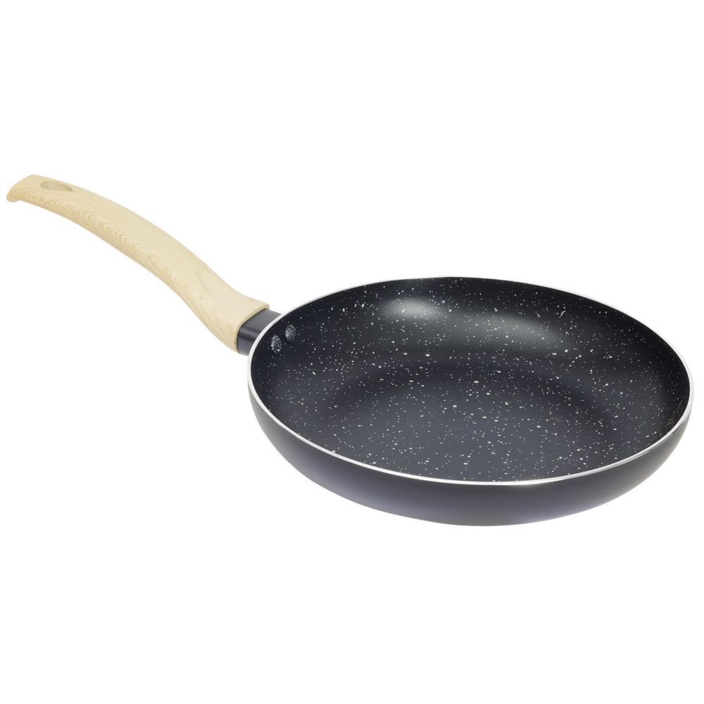 Poêle antiadhérente poignée soft touch beige et noir Ø28cm