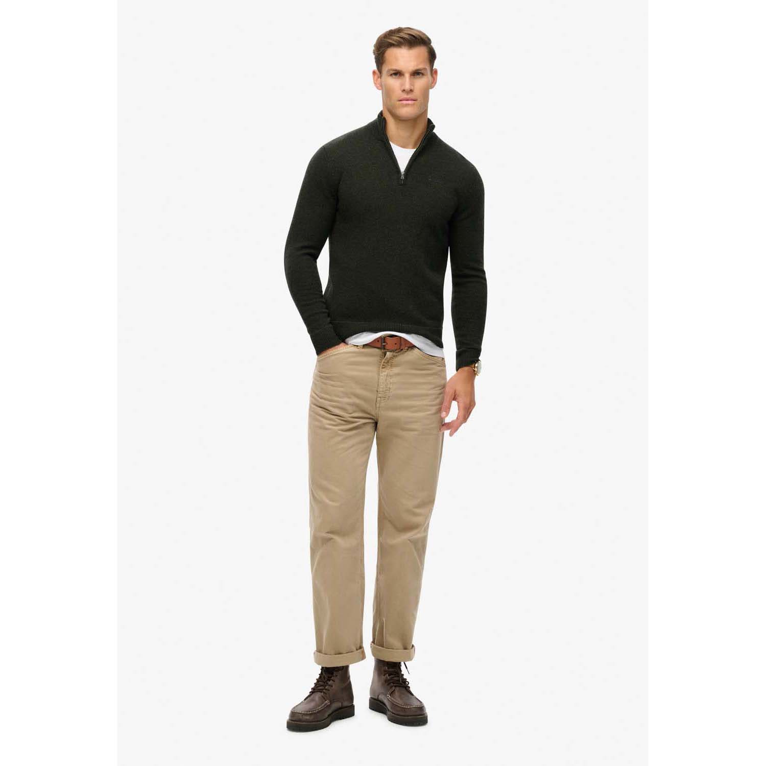Superdry  Essential Emb Knit Half Zip