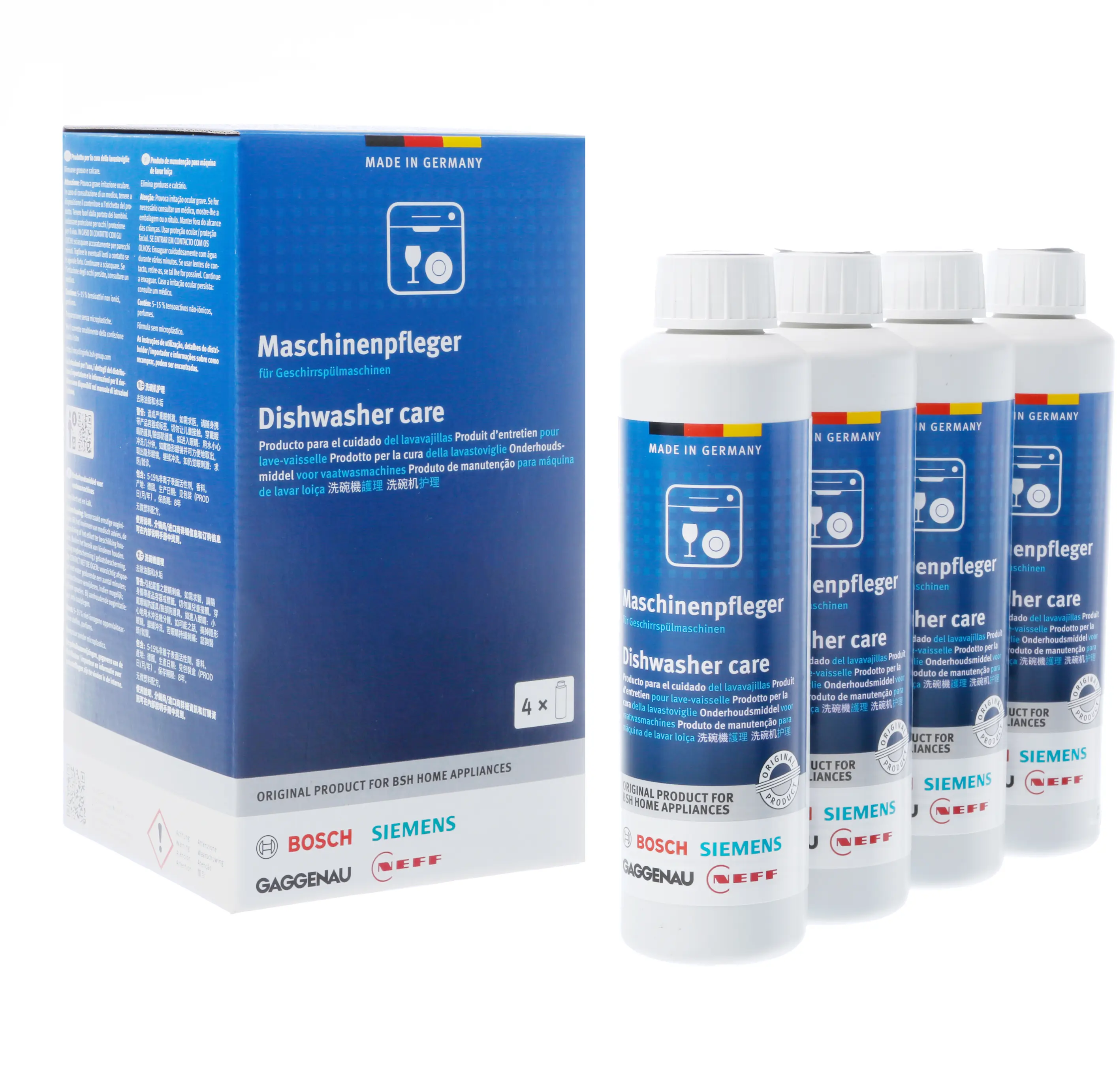 Onderhoudsmiddel geschikt voor vaatwassers- 4 stuks 00312362
